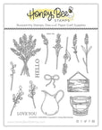 Honey Bee Stamps - Clear Stamps - Country Lavender-ScrapbookPal