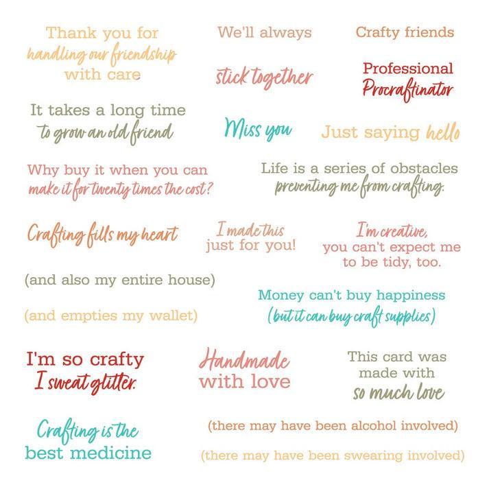 Honey Bee Stamps - Clear Stamps - Crafty Friends-ScrapbookPal