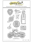 Honey Bee Stamps - Clear Stamps - Dad's Garage-ScrapbookPal