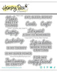 Honey Bee Stamps - Clear Stamps - Don't Worry, Be Crafty-ScrapbookPal