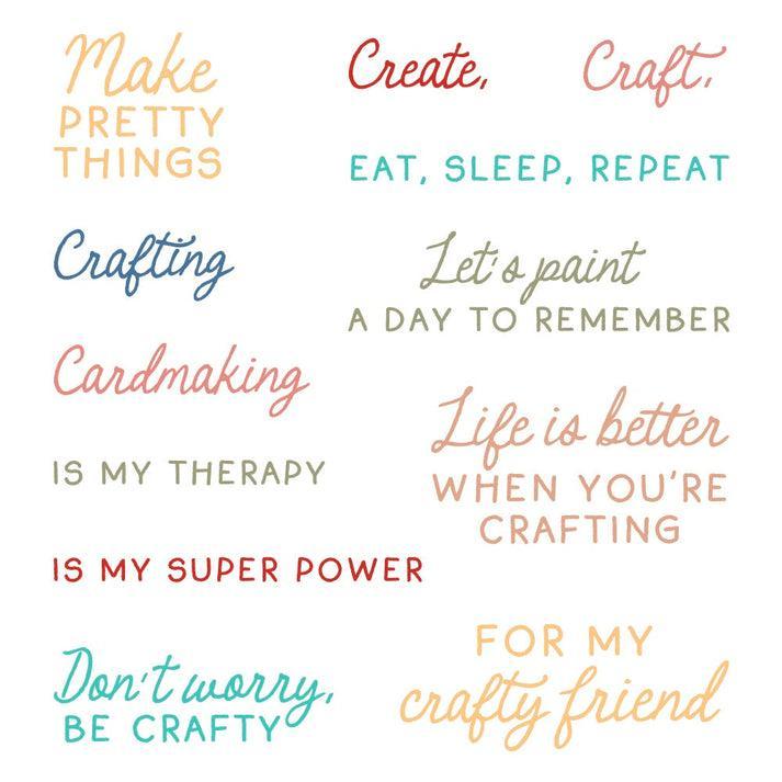 Honey Bee Stamps - Clear Stamps - Don't Worry, Be Crafty-ScrapbookPal