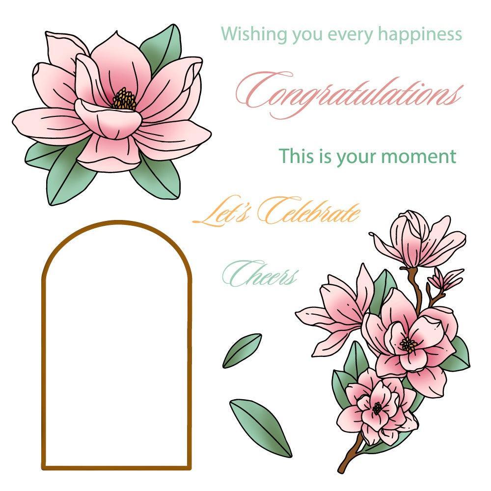 Honey Bee Stamps - Clear Stamps - Every Happiness-ScrapbookPal