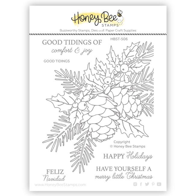 Honey Bee Stamps - Clear Stamps - Good Tidings-ScrapbookPal