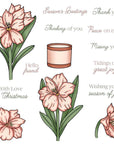 Honey Bee Stamps - Clear Stamps - Holiday Blooms-ScrapbookPal