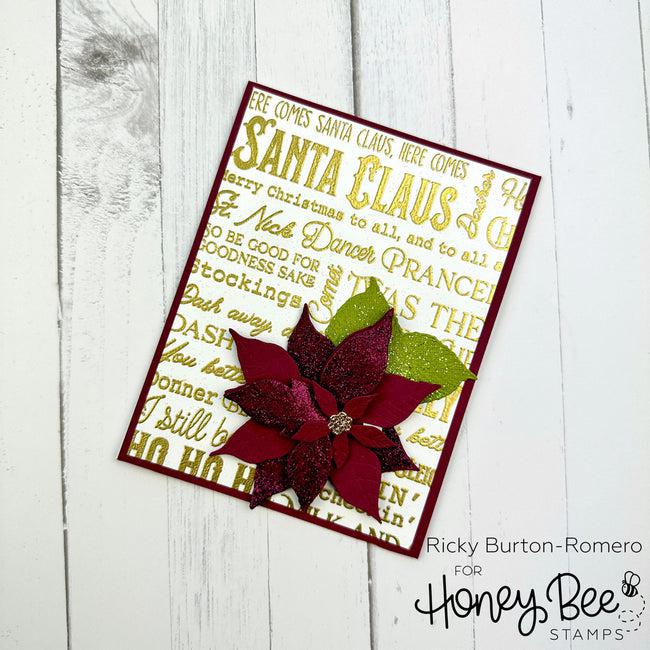 Honey Bee Stamps - Clear Stamps - Holly Jolly Background-ScrapbookPal