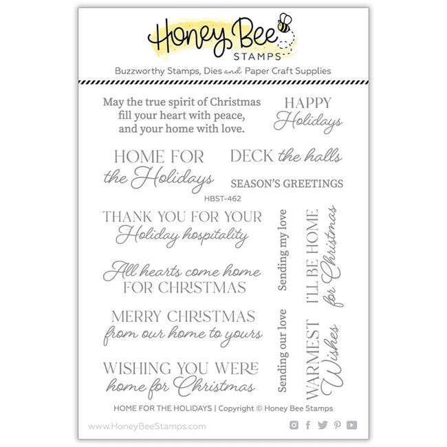 Honey Bee Stamps - Clear Stamps - Home For The Holidays-ScrapbookPal