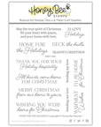 Honey Bee Stamps - Clear Stamps - Home For The Holidays-ScrapbookPal