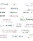 Honey Bee Stamps - Clear Stamps - Howdy Y'all-ScrapbookPal