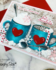 Honey Bee Stamps - Clear Stamps - Hug In A Mug-ScrapbookPal