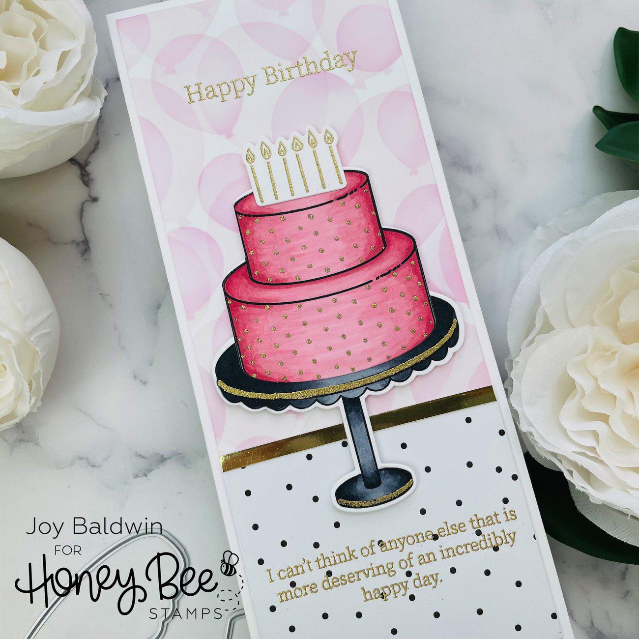 Honey Bee Stamps - Clear Stamps - Inside: Birthday Sentiments-ScrapbookPal