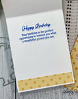 Honey Bee Stamps - Clear Stamps - Inside: Birthday Sentiments-ScrapbookPal