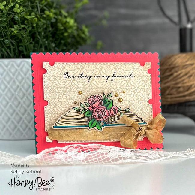 Honey Bee Stamps - Clear Stamps - Love Is A Rose-ScrapbookPal