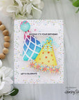 Honey Bee Stamps - Clear Stamps - Mini Messages: Birthday-ScrapbookPal