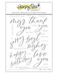 Honey Bee Stamps - Clear Stamps - Miss You Big Time-ScrapbookPal