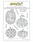 Honey Bee Stamps - Clear Stamps - Painted Pumpkins-ScrapbookPal