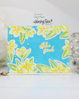 Honey Bee Stamps - Clear Stamps - Paradise Plumerias-ScrapbookPal