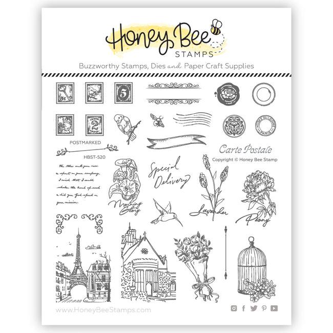 Honey Bee Stamps - Clear Stamps - Postmarked-ScrapbookPal