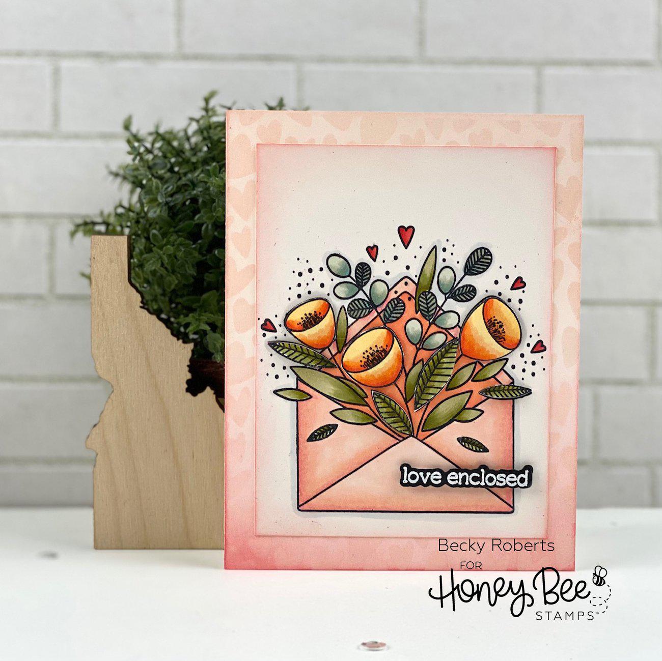 Honey Bee Stamps - Clear Stamps - Pretty Postage-ScrapbookPal