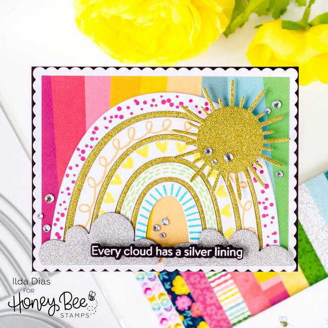 Honey Bee Stamps - Clear Stamps - Rainbow Dreams-ScrapbookPal