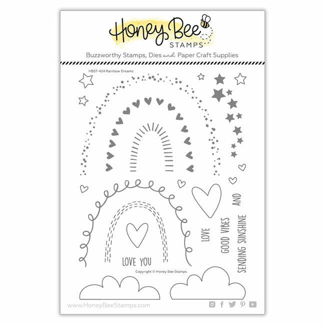 Honey Bee Stamps - Clear Stamps - Rainbow Dreams-ScrapbookPal