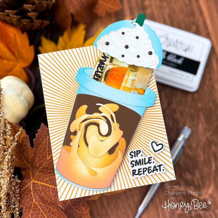 Honey Bee Stamps - Clear Stamps - Sip. Smile. Repeat.-ScrapbookPal