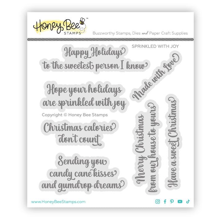 Honey Bee Stamps - Clear Stamps - Sprinkled With Joy-ScrapbookPal