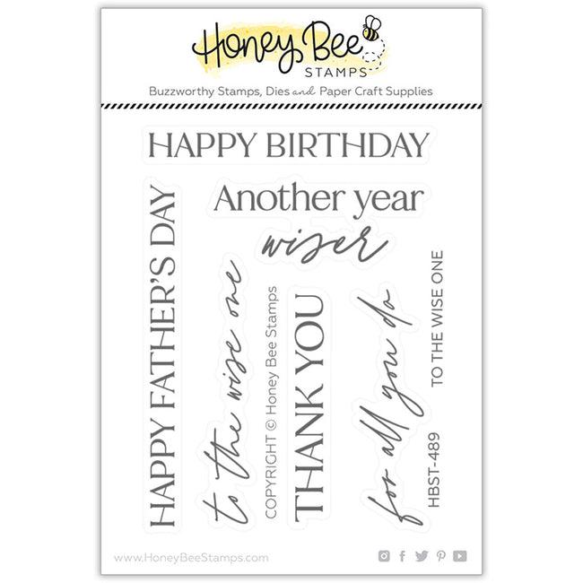 Honey Bee Stamps - Clear Stamps - To The Wise One-ScrapbookPal