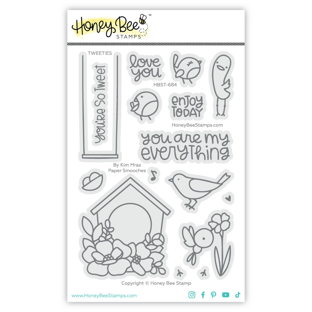 Honey Bee Stamps - Clear Stamps - Tweeties-ScrapbookPal