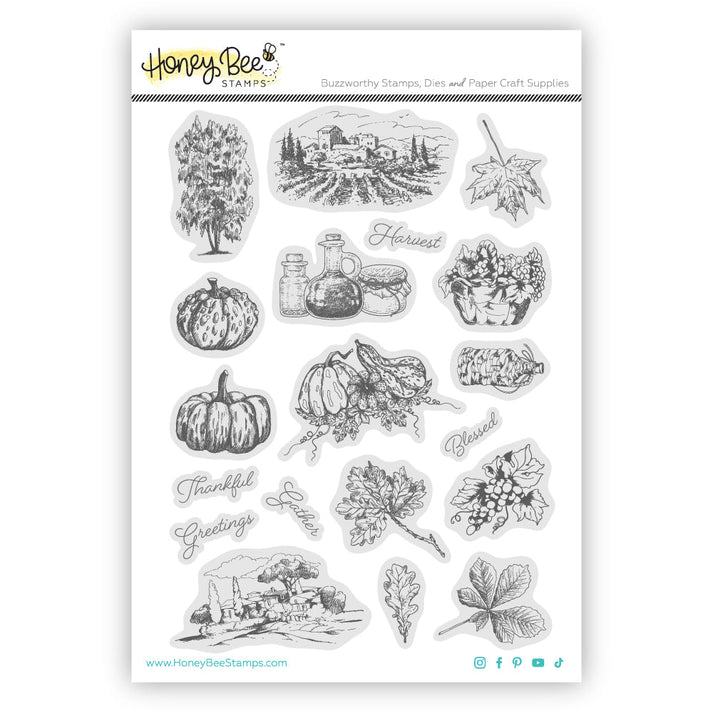 Honey Bee Stamps - Cling Stamps - Gallery Wall: Fall-ScrapbookPal