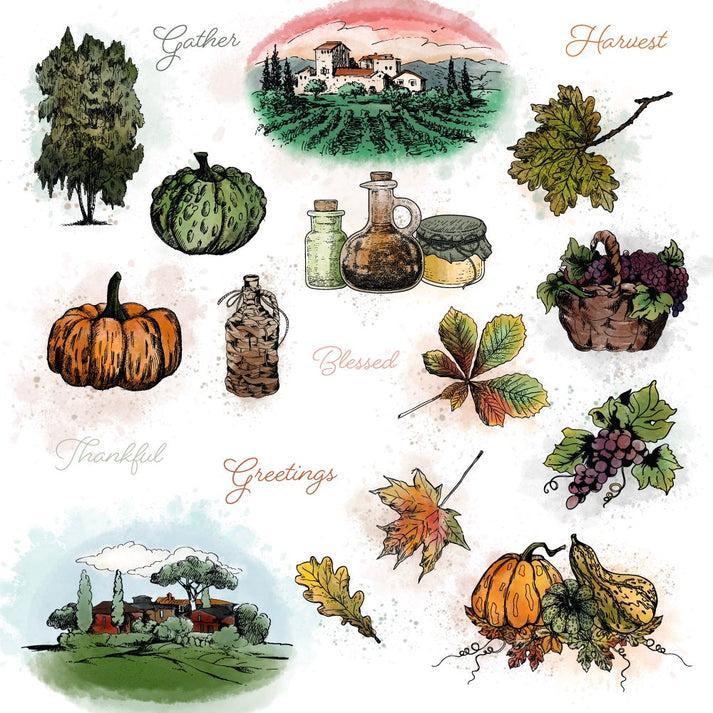 Honey Bee Stamps - Cling Stamps - Gallery Wall: Fall-ScrapbookPal
