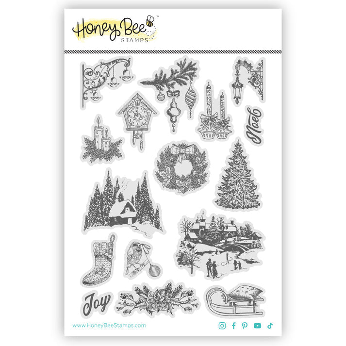 Honey Bee Stamps - Cling Stamps - Gallery Wall: Holiday-ScrapbookPal