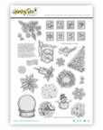 Honey Bee Stamps - Cling Stamps - Postmarked: Holiday-ScrapbookPal