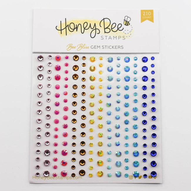Honey Bee Stamps - Gem Stickers - Bee Bliss-ScrapbookPal