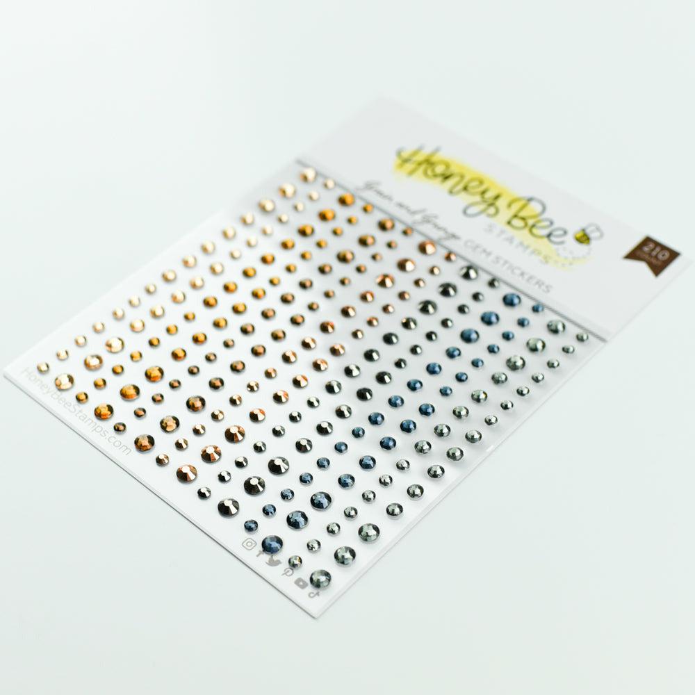 Honey Bee Stamps - Gem Stickers - Grain &amp; Grunge-ScrapbookPal