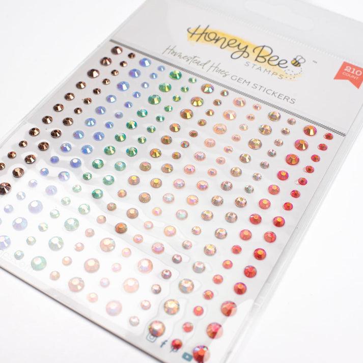 Honey Bee Stamps - Gem Stickers - Homestead Hues-ScrapbookPal