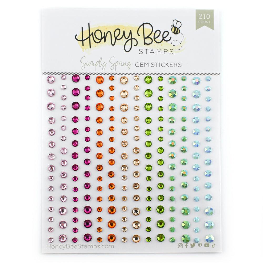 Honey Bee Stamps - Gem Stickers - Simply Spring-ScrapbookPal