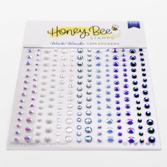 Honey Bee Stamps - Gem Stickers - Winter Wonder-ScrapbookPal