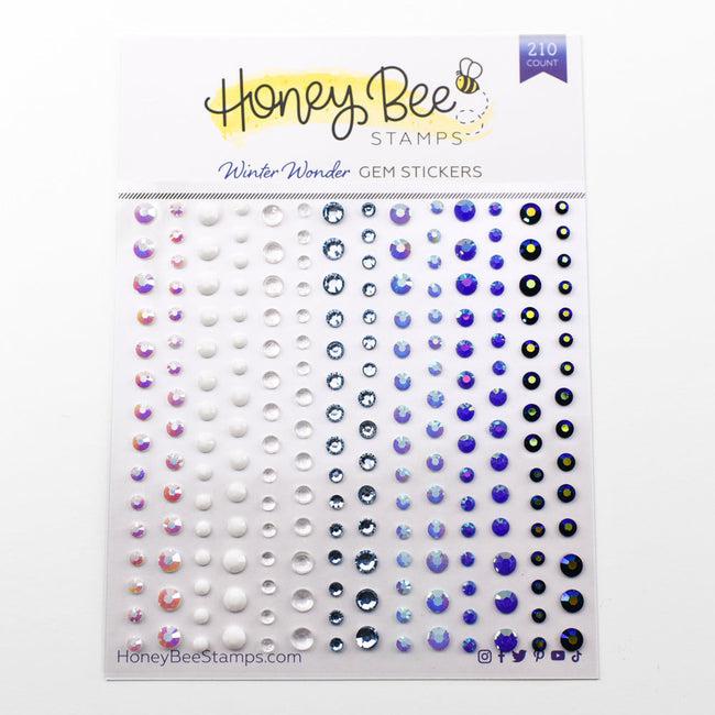 Honey Bee Stamps - Gem Stickers - Winter Wonder-ScrapbookPal