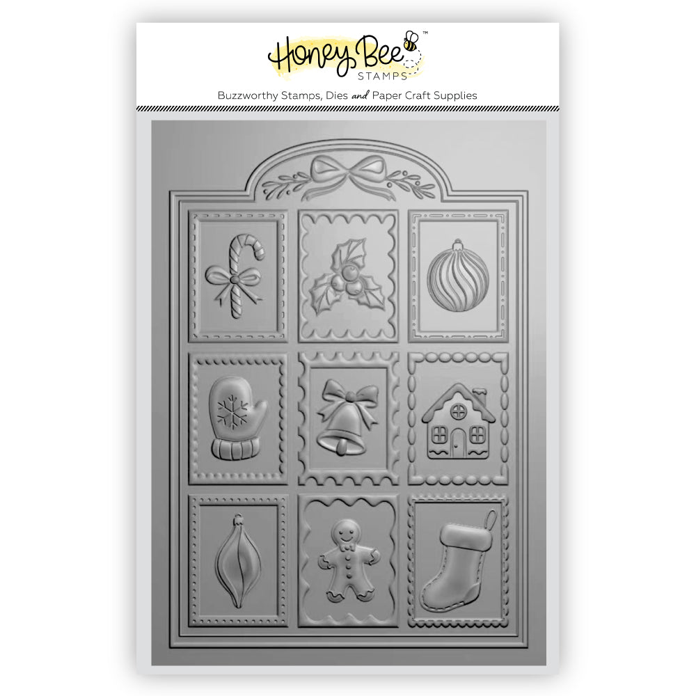 Honey Bee Stamps - Holiday Keepsakes - 3D Embossing Folder-ScrapbookPal