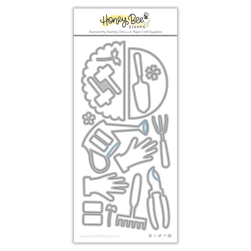 Honey Bee Stamps - Honey Cuts - Apron: Garden Tools Add-on-ScrapbookPal