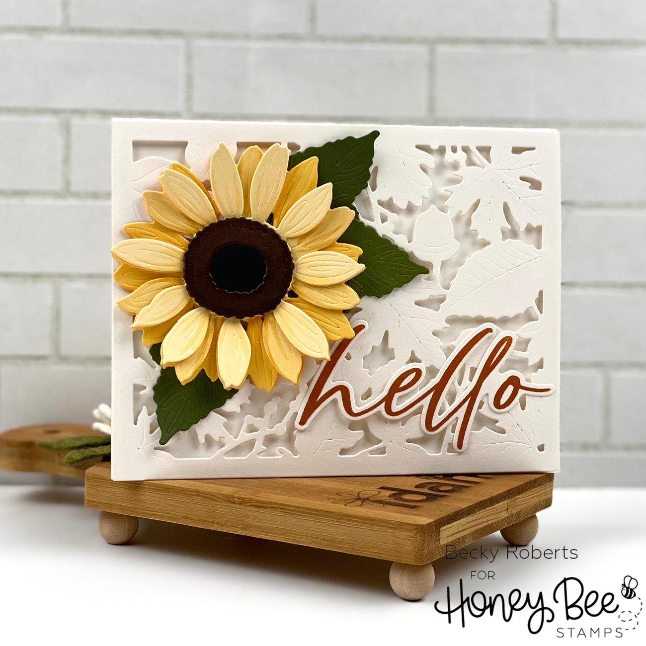 Honey Bee Stamps - Honey Cuts - Autumn Splendor A2 Cover Plate-ScrapbookPal