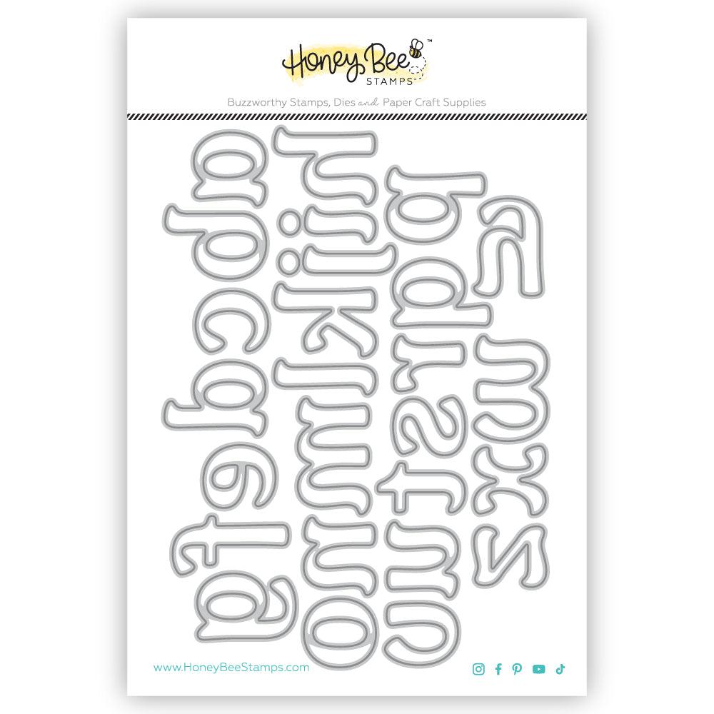 Honey Bee Stamps - Honey Cuts - BEE Playful Lowercase Alphabet-ScrapbookPal