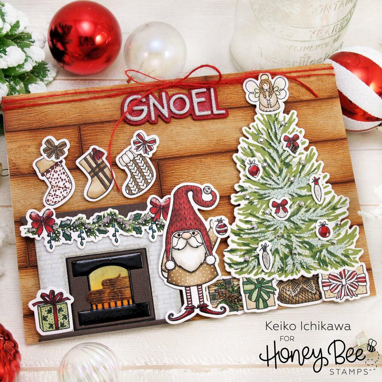 Honey Bee Stamps - Honey Cuts - Barn Wood Planks-ScrapbookPal