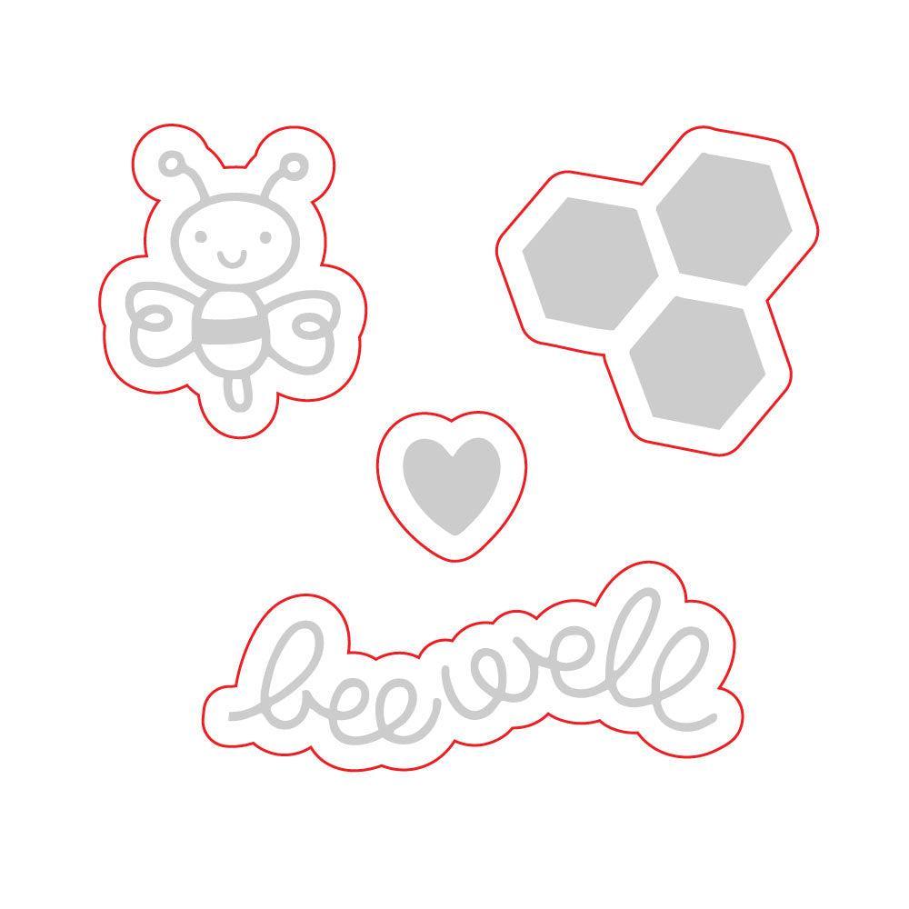 Honey Bee Stamps - Honey Cuts - Bee Well-ScrapbookPal