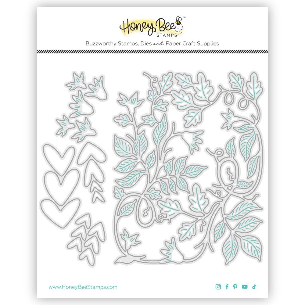 Honey Bee Stamps - Honey Cuts - Bold Background: Vines of Love-ScrapbookPal