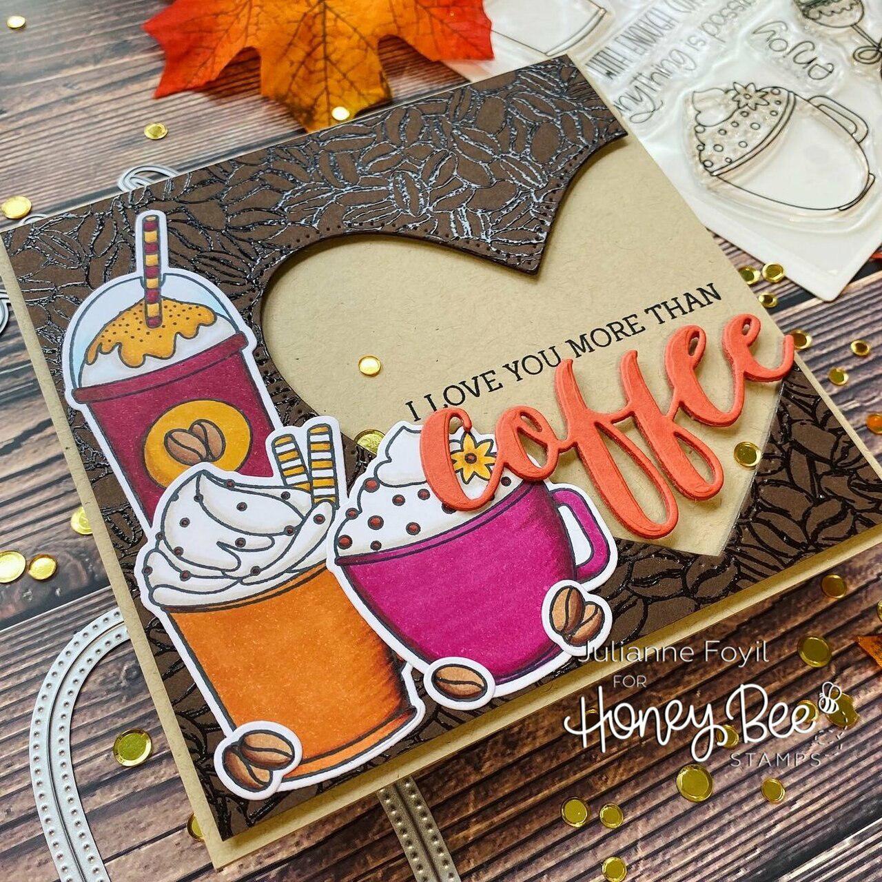 Honey Bee Stamps - Honey Cuts - Coffee-ScrapbookPal