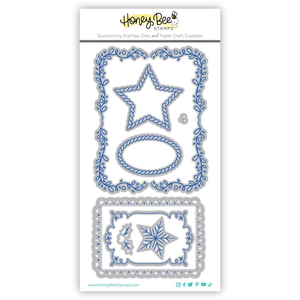 Honey Bee Stamps - Honey Cuts - Decorative Star Layering Frames-ScrapbookPal