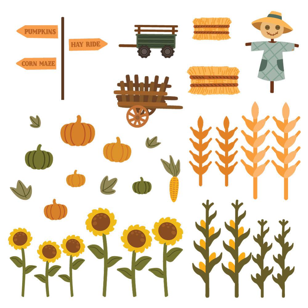 Honey Bee Stamps - Honey Cuts - Farmhouse Fields Pumpkin Patch Add-On-ScrapbookPal