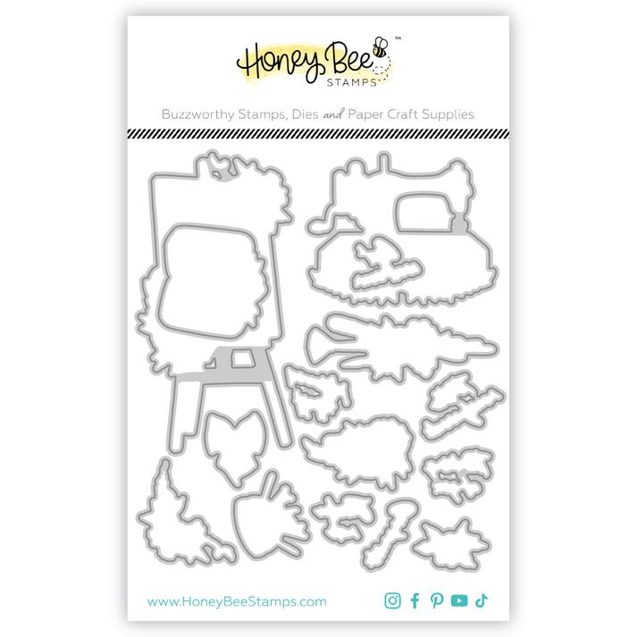 Honey Bee Stamps - Honey Cuts - Floral Easel-ScrapbookPal