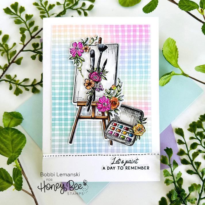 Honey Bee Stamps - Honey Cuts - Floral Easel-ScrapbookPal